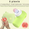 Вакуумний кліторальний стимулятор вібратор 2 в 1 I’MCUM Secret AirPods у вигляді кейсу для навушників колір зелений