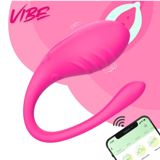 Вібратор I’MCUM зі смарт-підключенням до телефону Vibe рожевий