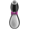Вакуумний вібратор для клітора I’MCUM Satisfyer Penguin, 11 режимів, колір чорний