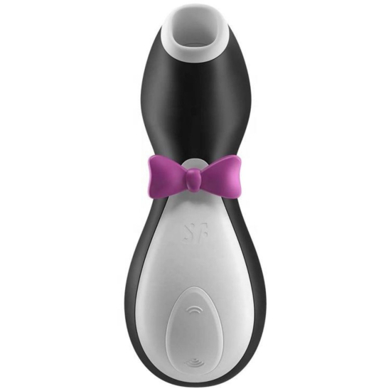 Вакуумний вібратор для клітора I’MCUM Satisfyer Penguin, 11 режимів, колір чорний
