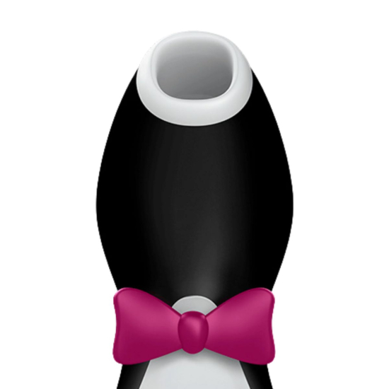 Вакуумний вібратор для клітора I’MCUM Satisfyer Penguin, 11 режимів, колір чорний