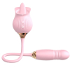 Вібратор I’MCUM Pulse Rose 3D з стимуляцією клітора, 10 режимів лизання, обертання, імітація поштовхів