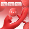 Вібратор I’MCUM Flirt Waves з стимуляцією клітора, 5 режимів лизання, вібрацією та імітацією поштовхів