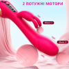 Вібратор I’MCUM Bunny Dildo Vibrator,10 режимів подвійної вібрації