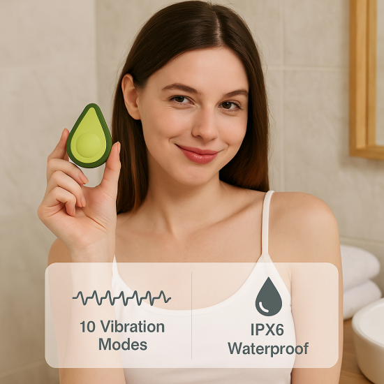 Вібратор I’MCUM Avocado, 10 режимів вібрації