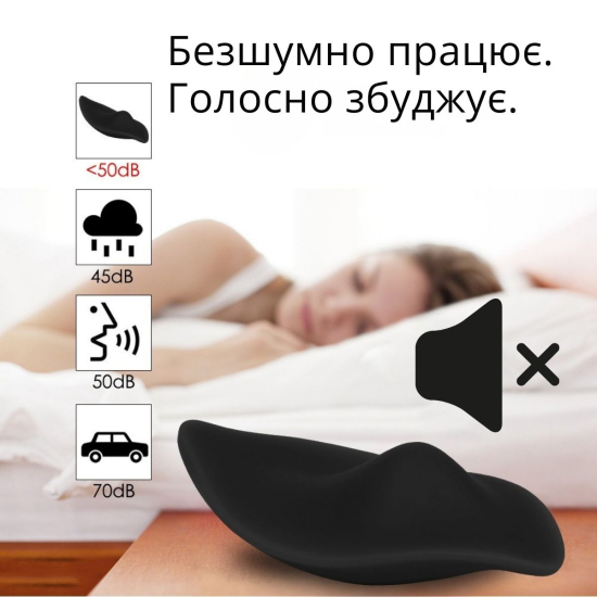 Вібратор для клітора I’MCUM Clit Control в трусики з пультом управління колір чорний