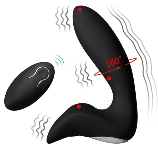 Стимулятор простати I’MCUM Prostate Power з пультом управління колір чорний