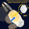 I'MCUM Crystal Spin Automatic Masturbator, Black and Transparent (IM-FJB003)