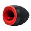 I'MCUM Oral Kiss Heated Tongue Masturbator, Black and Red (IM-FJB004)