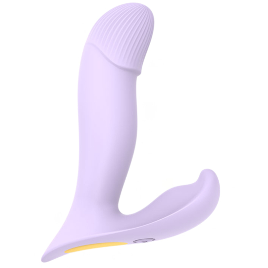 Вибратор для точки G и клитора I’MCUM DualWave Pro с дистанционным управлением и режимом толчков, лавандовый (IM-KCD011)