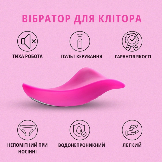 Вибратор для клитора I’MCUM Secret Touch в трусики с пультом управления цвет розовый IM-KCD201