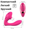 Вибратор с вакуумной стимуляцией I’MCUM DoubleLick Pro Фиолетовый (IM-KCD210-фиолетовый)