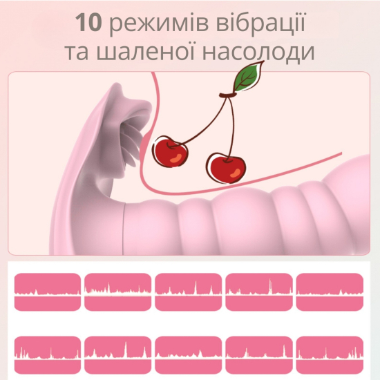 Вибратор 3 в 1 I'MCUM Caterpillar Fantasy Розовый IM-KCD226