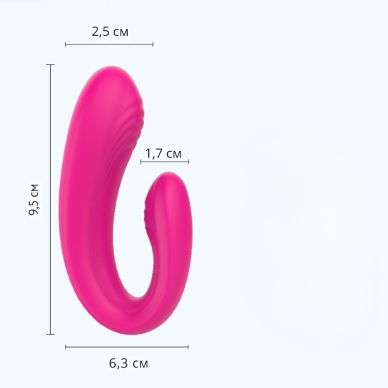 I'MCUM DuoTouch vibrator pink (IM-KCD503)