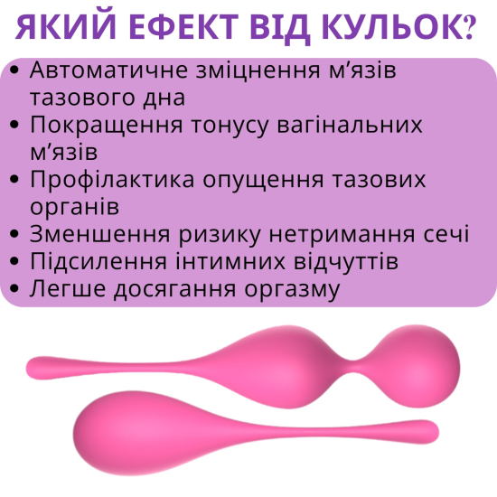 I’MCUM Balance Pro Vaginal Ball Set, 3 pcs, pink color (IM-KGE004)