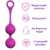 I’MCUM Sweet Heart Vaginal Double Ball for Pelvic Floor Muscle Training, 87 g, purple