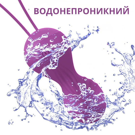 Набор вагинальных шариков I’MCUM Kegel Fit 4 в 1 с виброшариком и пультом управления, цвет фиолетовый (IM-KGE204)