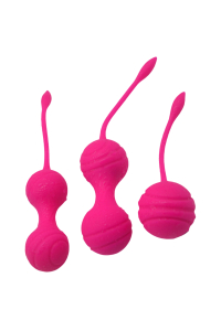 Вагінальні кульки Кегеля I’MCUM TightLuxe Kegel Balls рожеві (IM-KGE209)