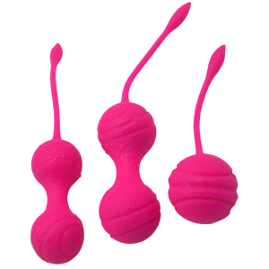 Вагінальні кульки Кегеля I’MCUM TightLuxe Kegel Balls рожеві (IM-KGE209)
